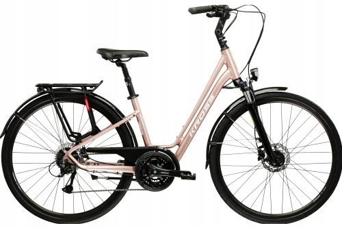 Rower Kross Sentio 4.0 Koło 28'' Kolor różowo-złoty biały połysk