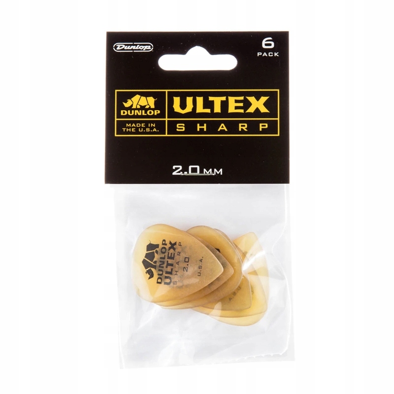 

Kostka gitarowa 6 sztuk Dunlop Ultex Sharp 2mm