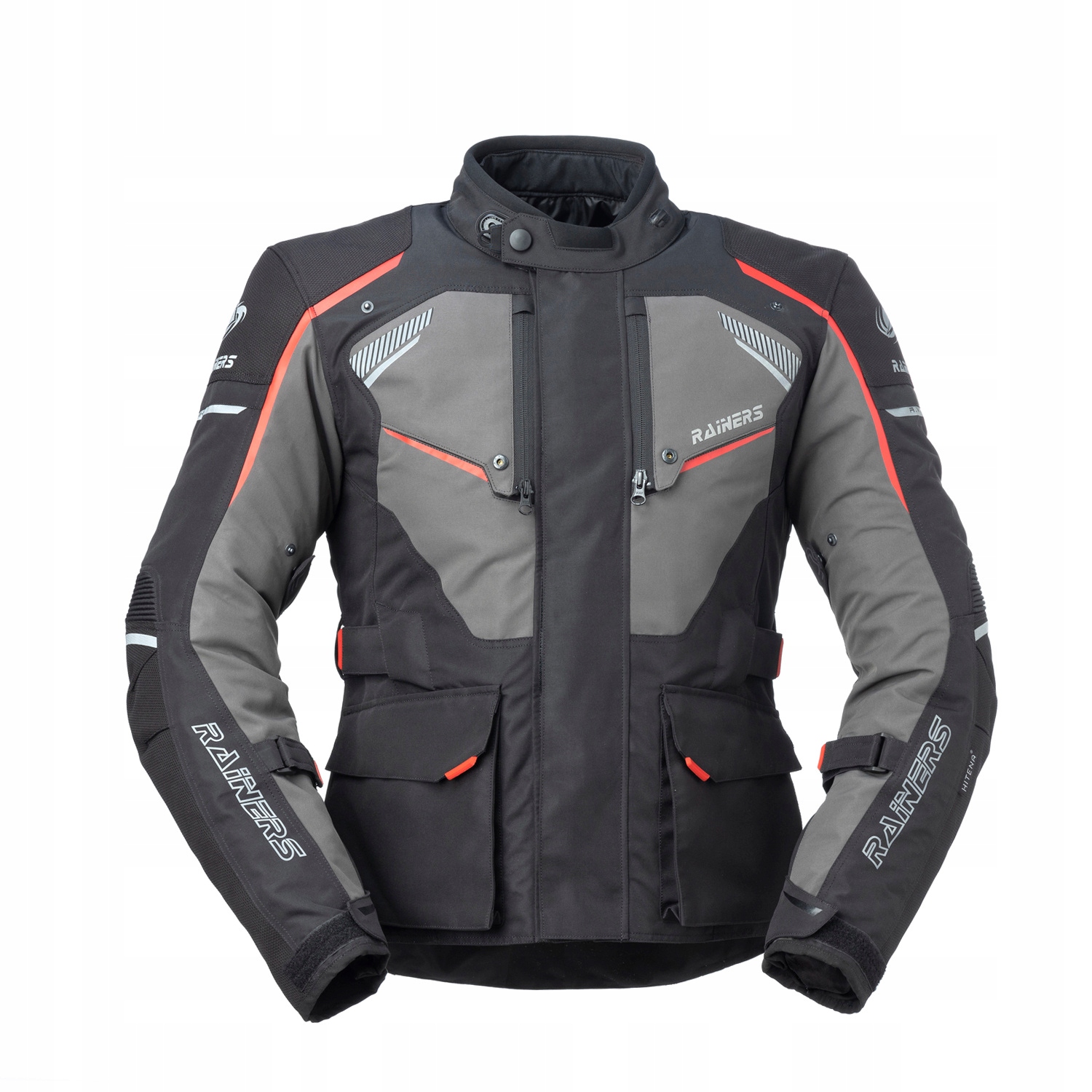 Textilná motocyklová bunda Rainers Vancouvern čierna L