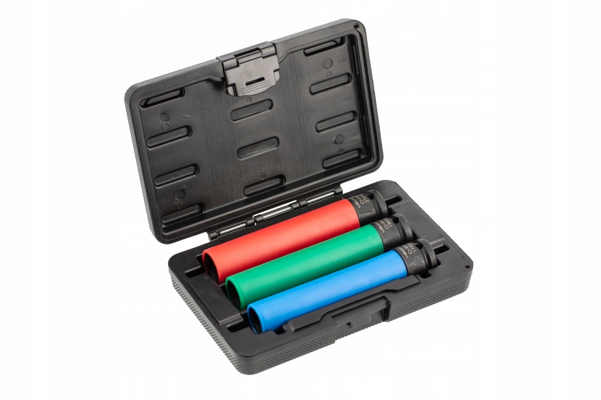 Nasadka do Felgi Długa Alu Do Kół Zestaw 3szt 1/2 17mm 19mm 21mm HT4R106