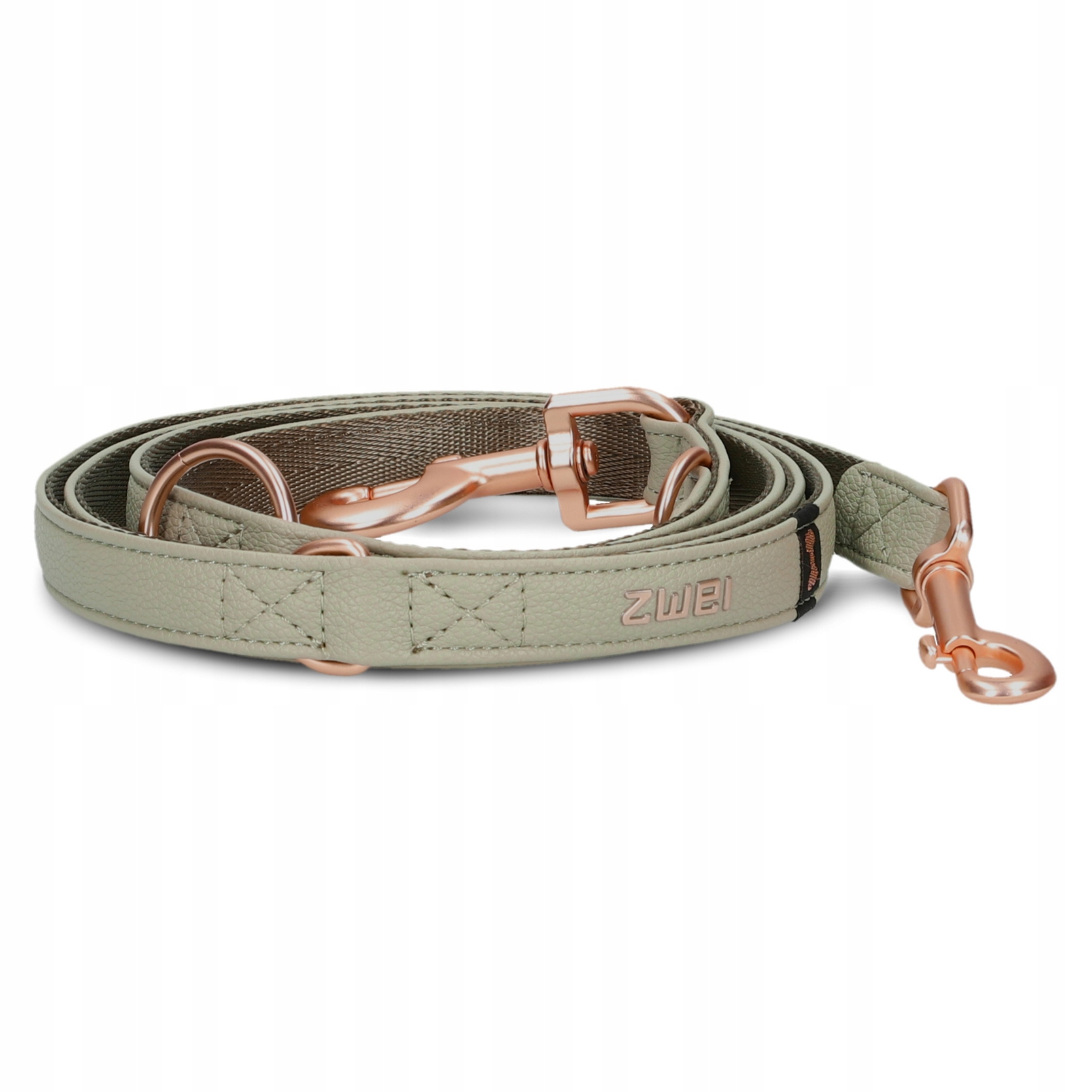 Levně Vodítko pro psa Leo supersoft, 200 cm, nastavitelná, jadeitová