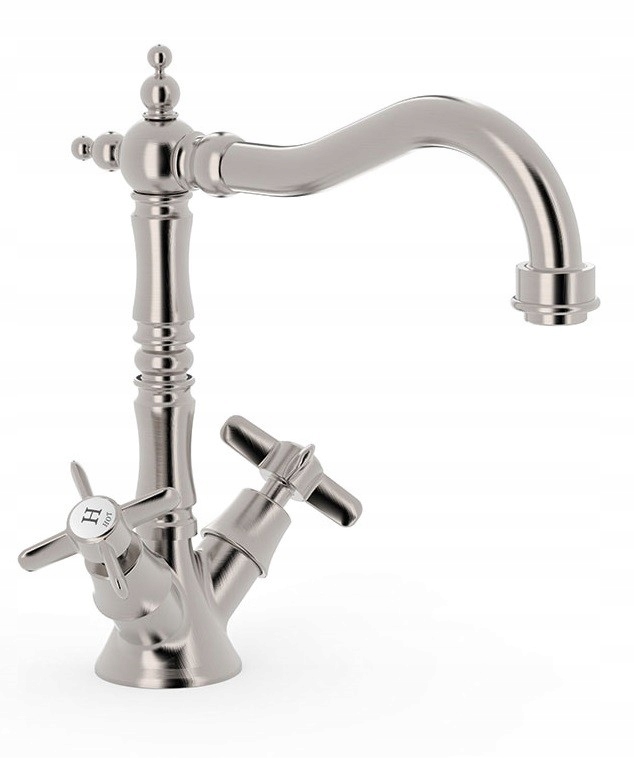Tres Clasic Bateria Umywalkowa Stal