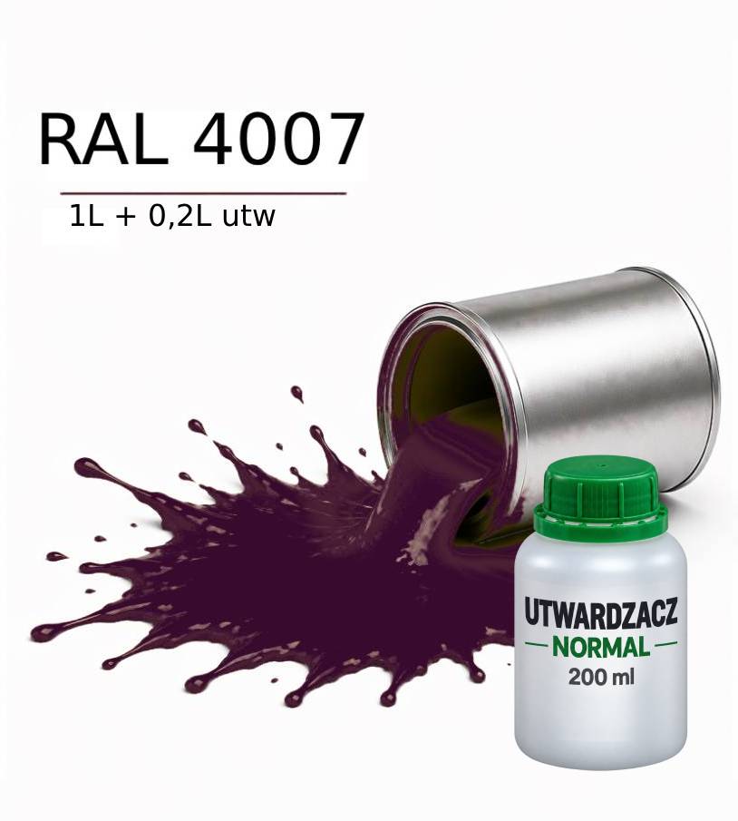 Valspar Ral 4007 Barva Dtm Základní Nátěr Polyuretanová 2K Polomat 1L Utw. 0