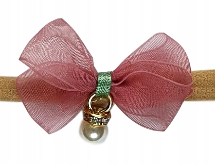 Opaska na głowę dla niemowląt z kokardką