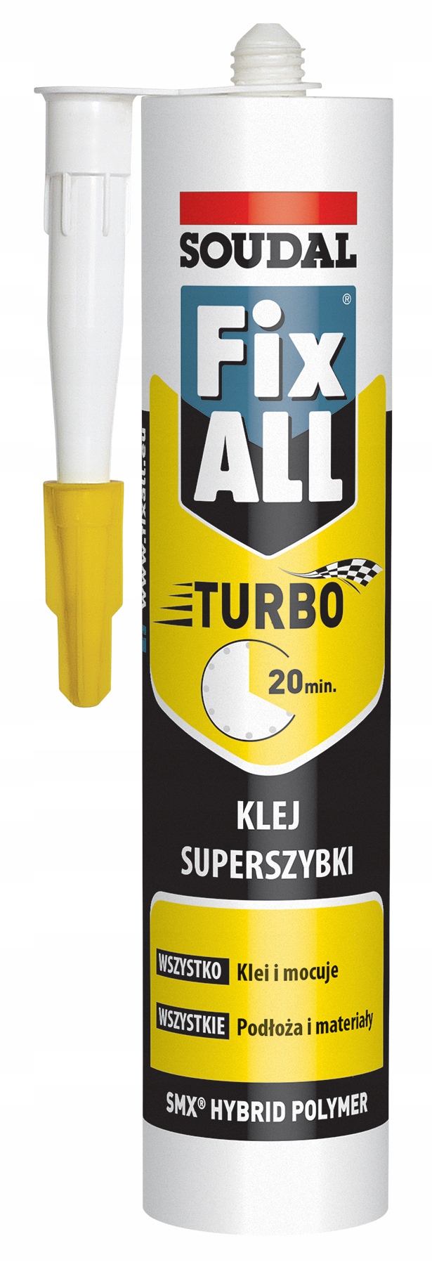 

Soudal Uszcze. hybrydowy Fixall Turbo biały 290ml