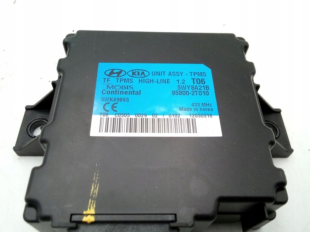 Kia Optima III 3 module control unit TPMS 95800-2T010