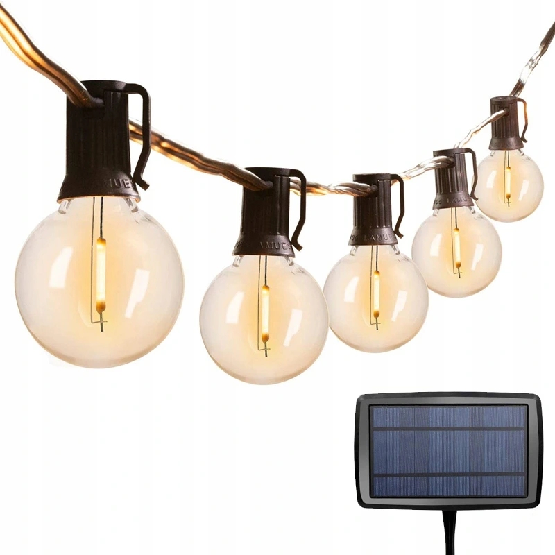 

Girlandy Lampki Solarna żarówką Ogrodowa 10 Led