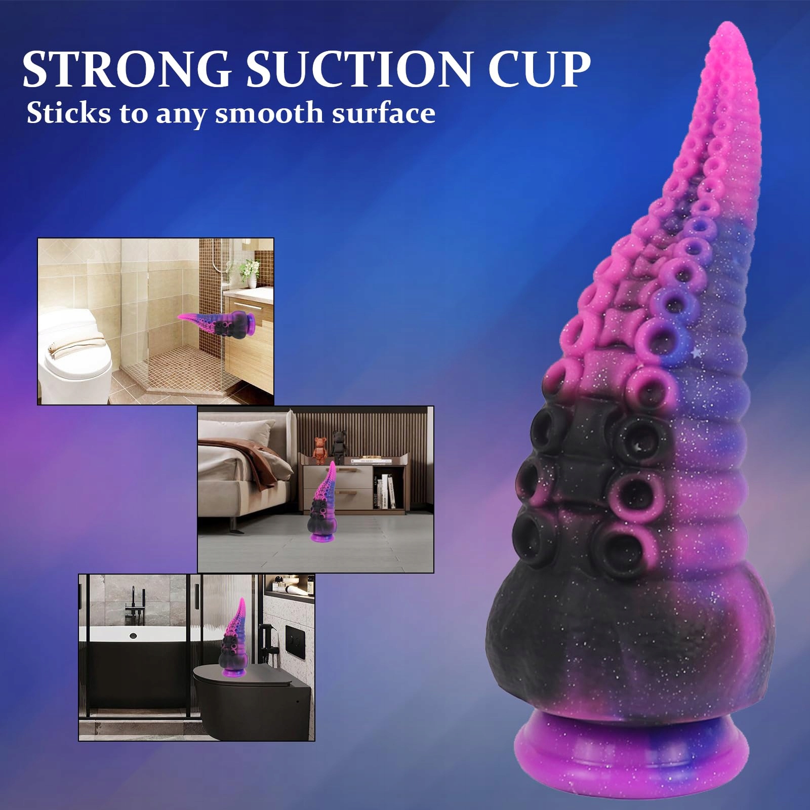 TENTAKEL Realistyczny Potwór Dildo Silikonowy z Przyssawką — miniatura 5