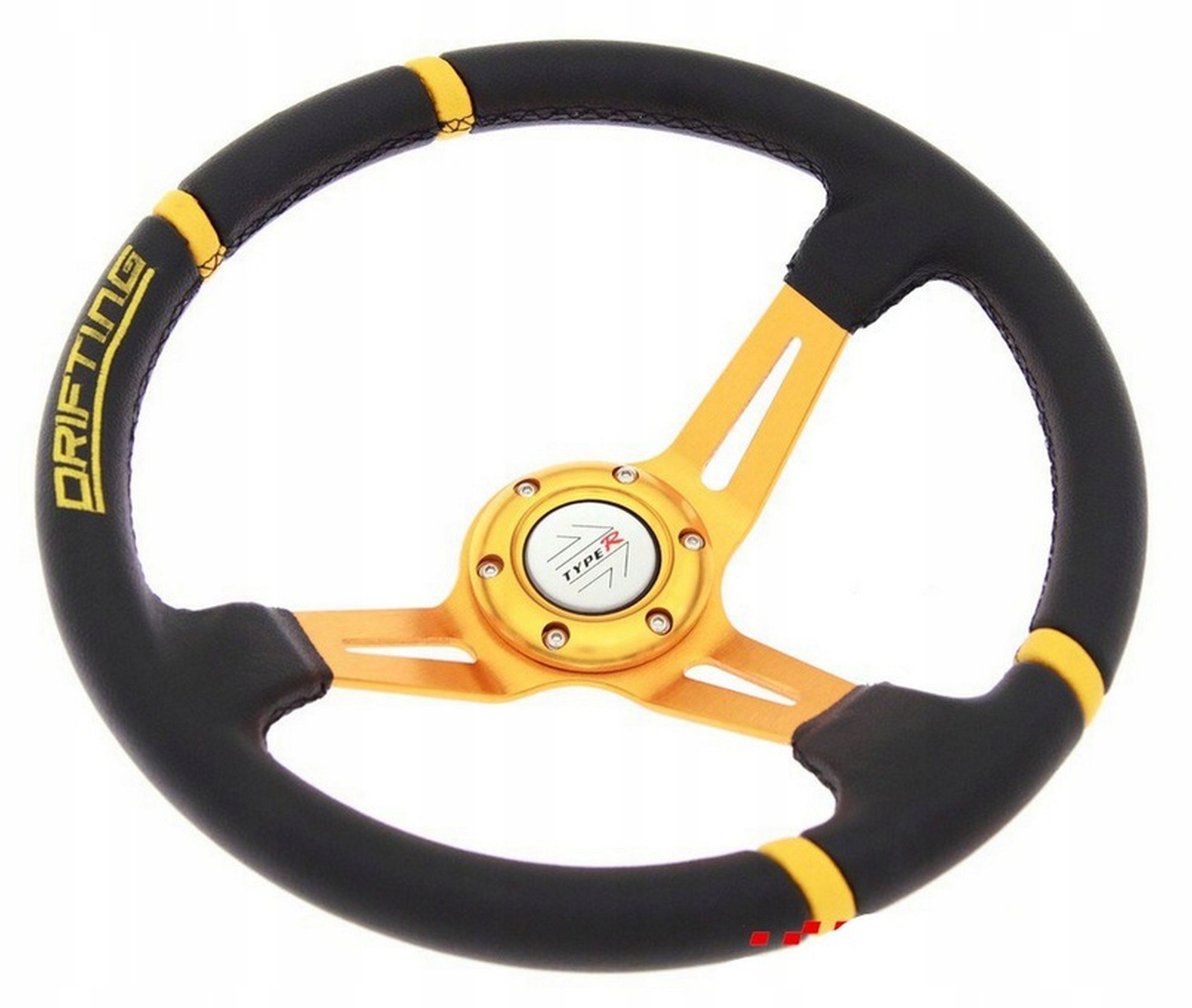 

Kierownica Sportowa 350mm 8cm Drift Proracing
