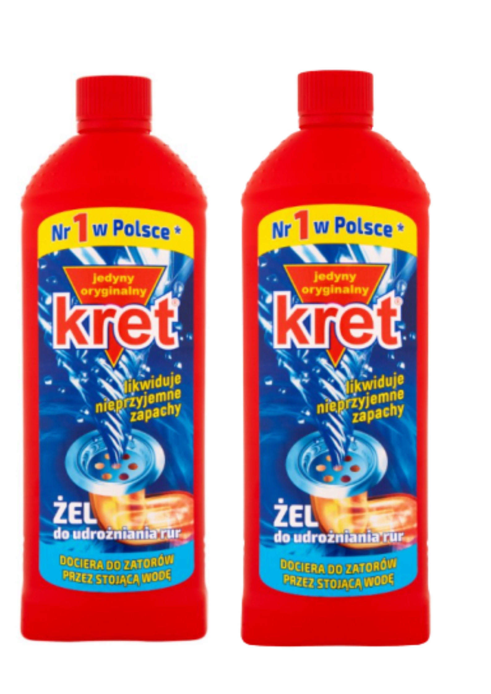 

Kret Żel Udrażniacz do Rur 1L 2 szt
