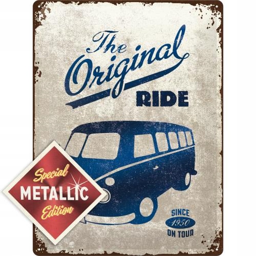 

Metalowy Plakat 30x40cm Vw Bulli The Original Ride