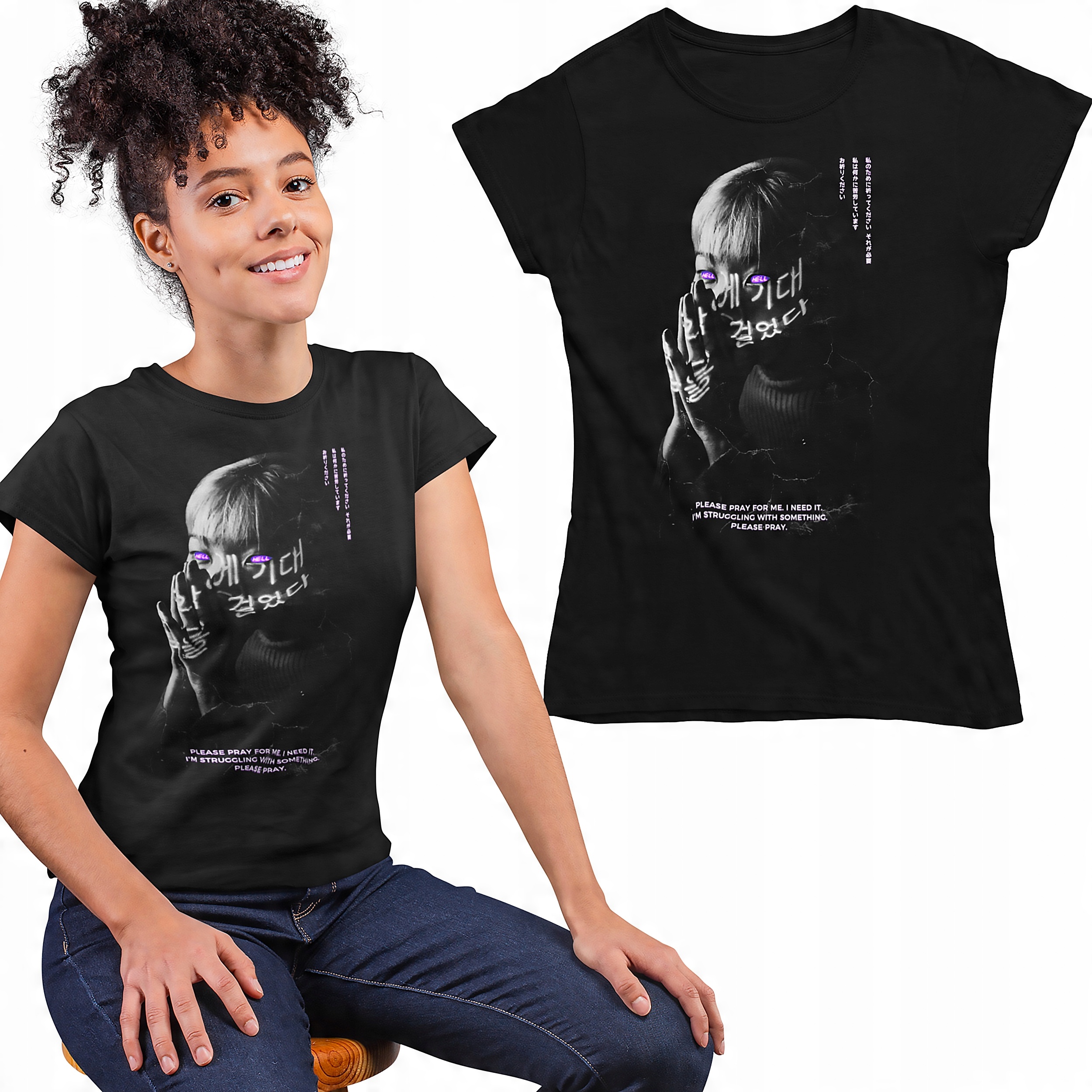 

T-shirt Koszulka Damska Aesthetic Japan Jakość S
