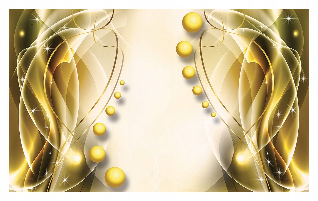 Fototapeta Zlatá abstrakcia Elegantné vinylové formy 368x254 lepidlo