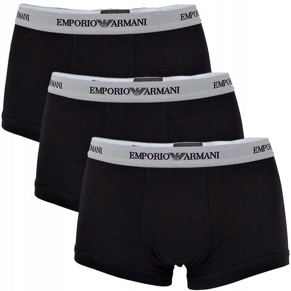 

Bokserki Emporio Armani męskie 3-PACK Trunk