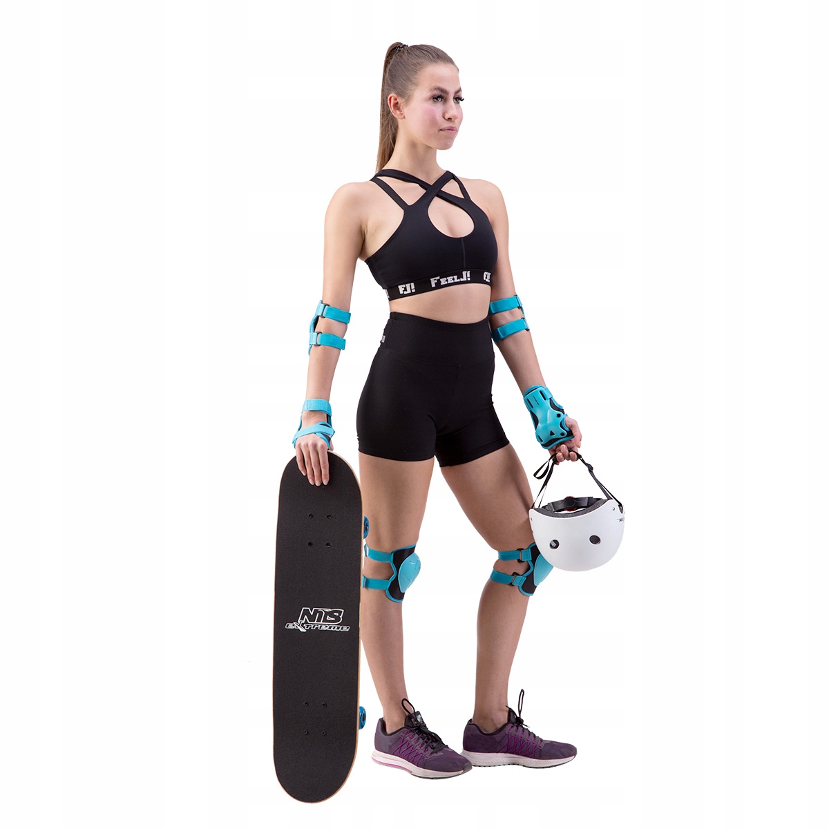 OCHRANIACZE NA KOLANA ŁOKCIE NADGARSTKI ROLKI ZESTAW DLA DZIECI DOROSŁYCH M Kod producenta 16-60-161