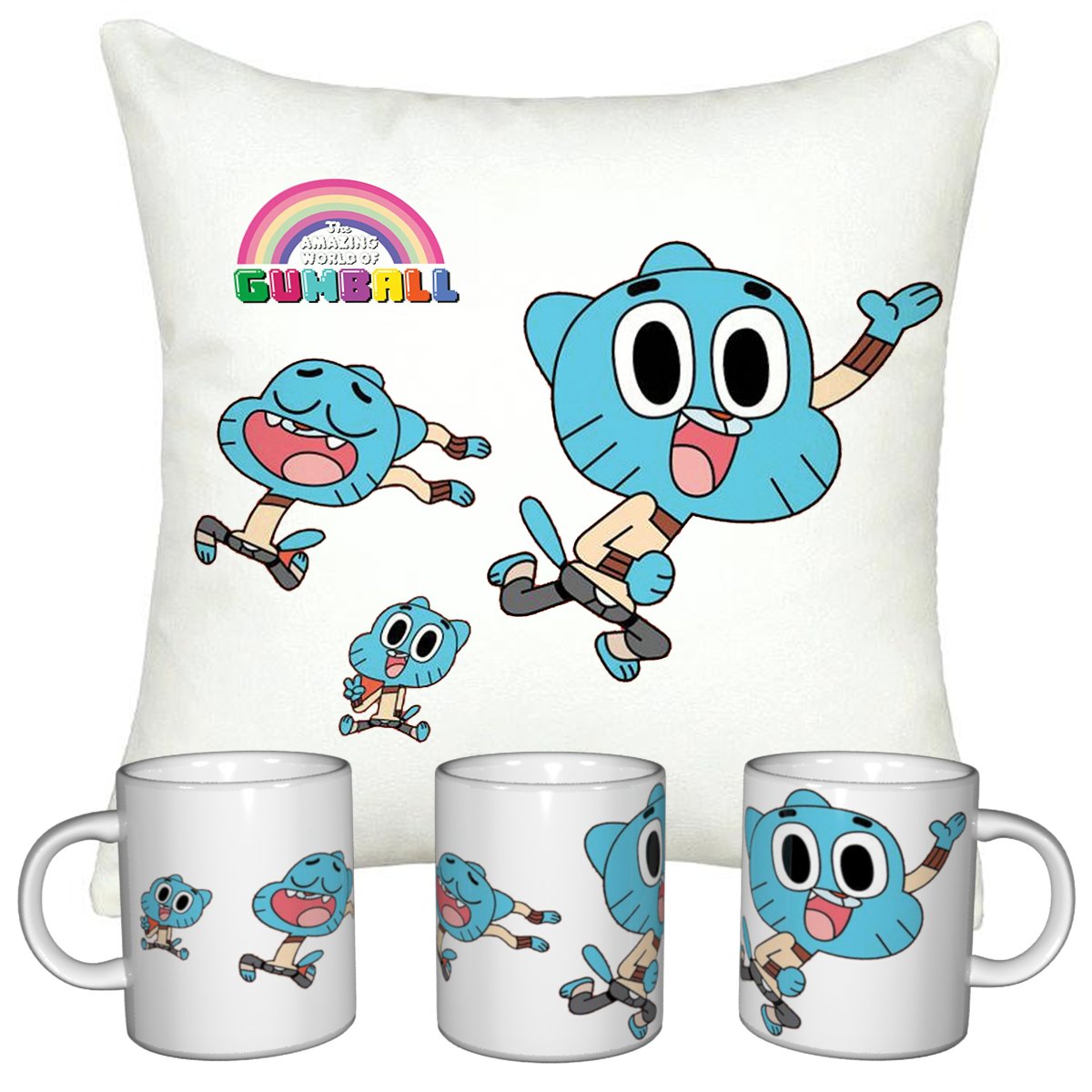 

Zestaw Gumball Kubek Poduszka Imie