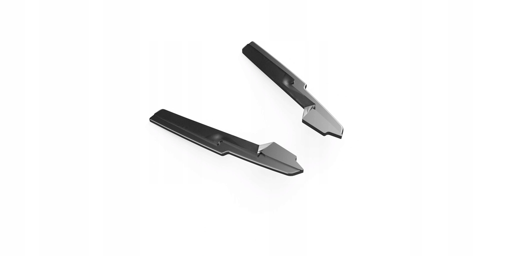 Splittery boczne zderzaka tylnego AUDI A6 C8 (4A) Sedan 2018- czarny połysk