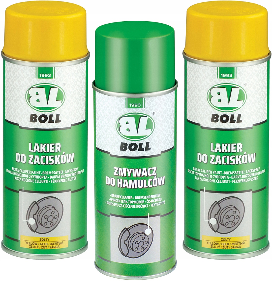 

Boll Lakier Do Zacisków Żółty x2 Zmywacz