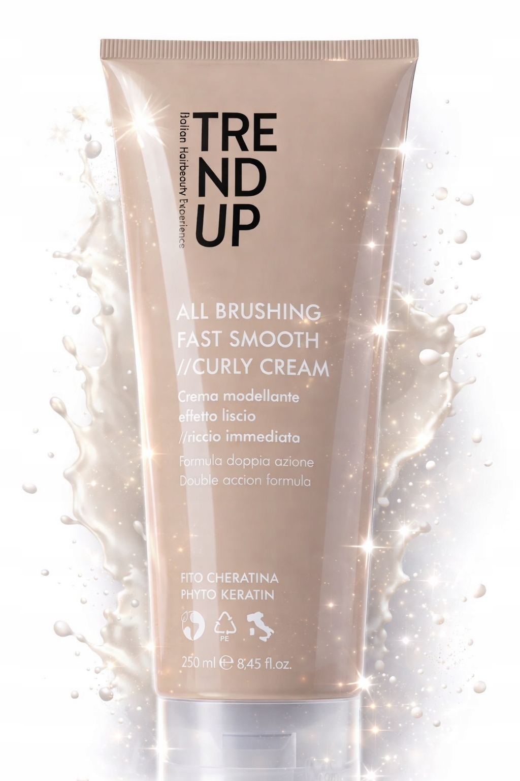 Modelovací krém na vlasy žehlička na vlasy – kulma 2 v 1 pro rychlý styling