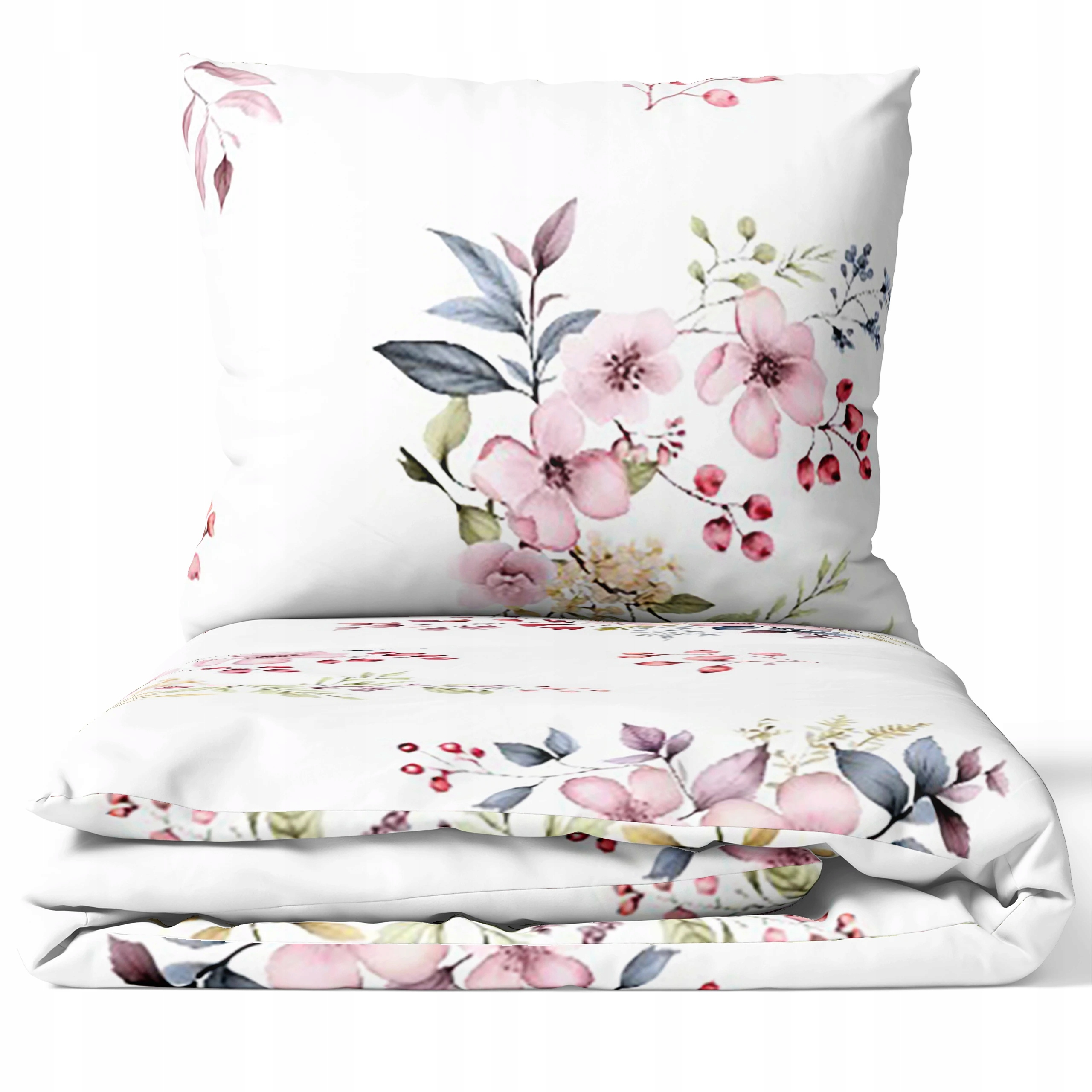 Pościel 100% Bawełna Wiosenna Sielanka Polski Komplet Pościeli 200x220