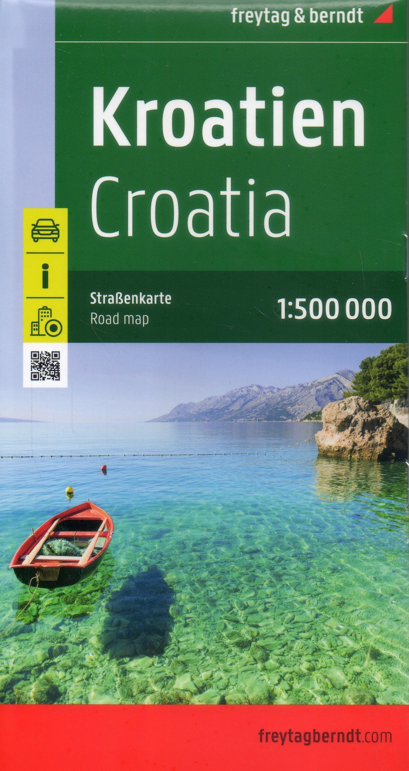 

Chorwacja mapa 1:500 000 Freytag&berndt 2023
