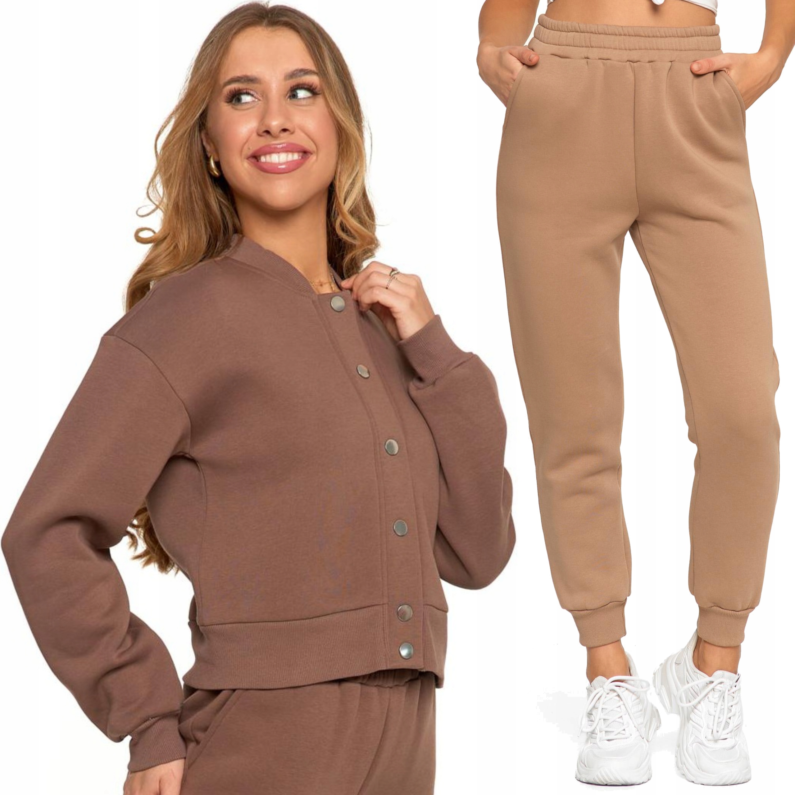 Dámská bavlněná tepláková souprava Mikina a kalhoty Moraj M