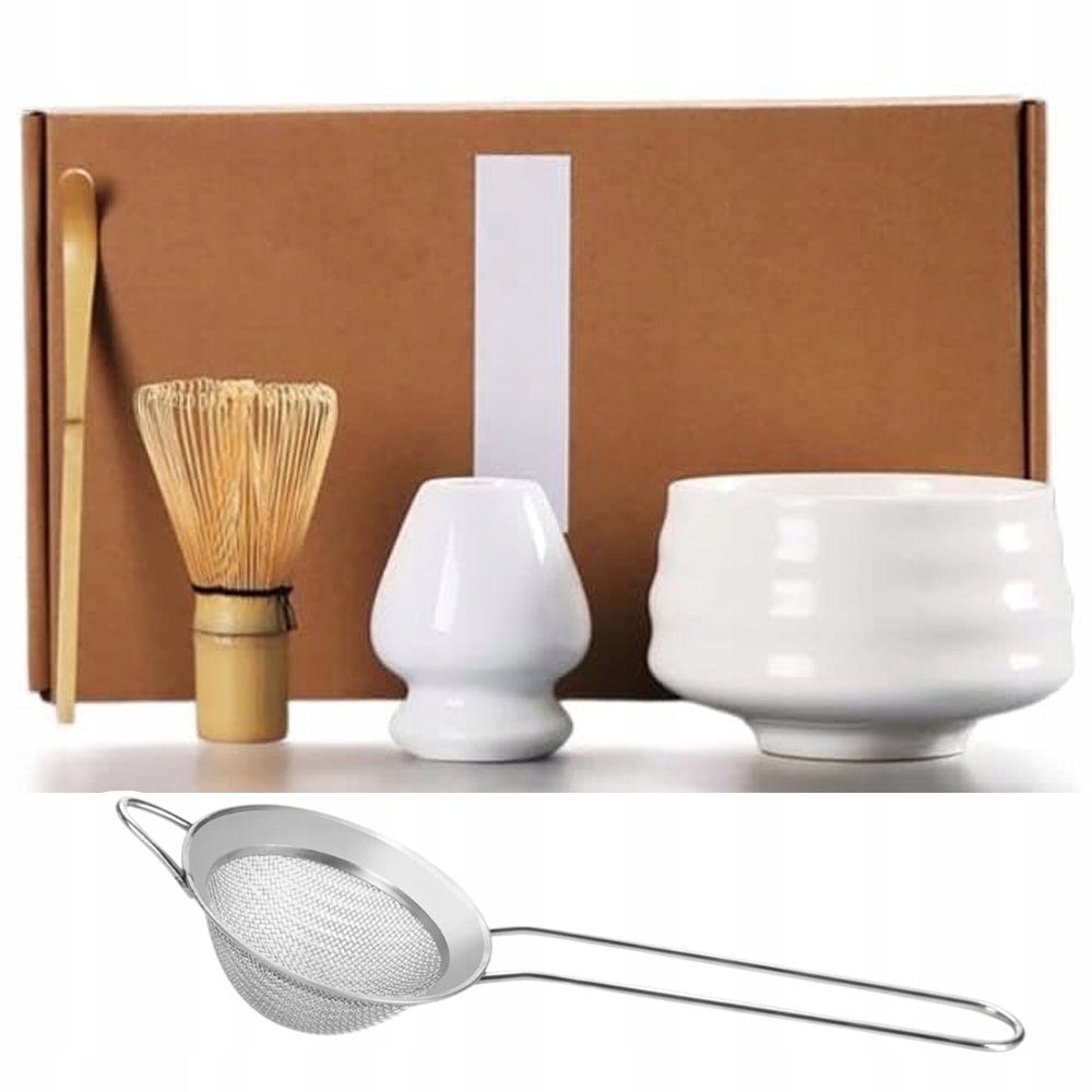 Levně 5-DÍLNÁ Sada Bambusových Čajových Lžiček A Příslušenství Pro Matchu