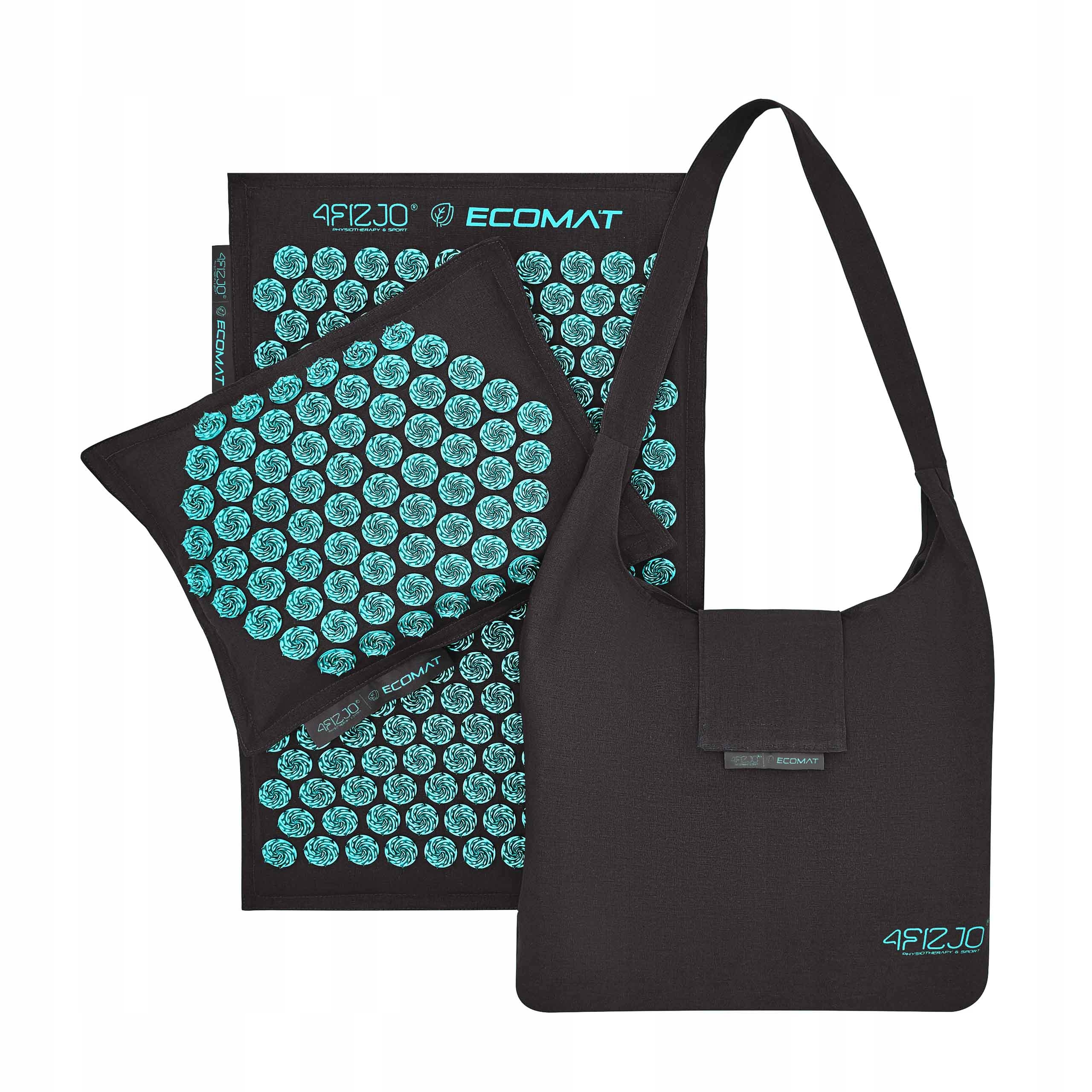 EKO MATA DO AKUPRESURY 4FIZJO + PODUSZKA TORBA ECO Kod producenta ECO02-BB