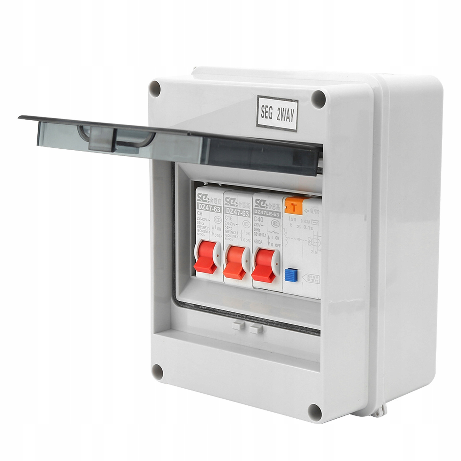 Proudový Chránič 40A 30mA 2x Jistič