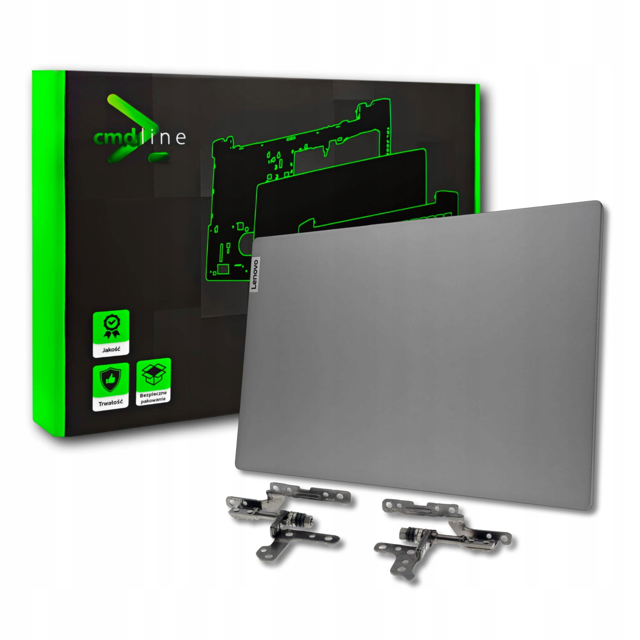 Klapa Matrycy Zawiasy Do Lenovo Ideapad 5 15IIL05 15ITL05 15ALC05 Grey