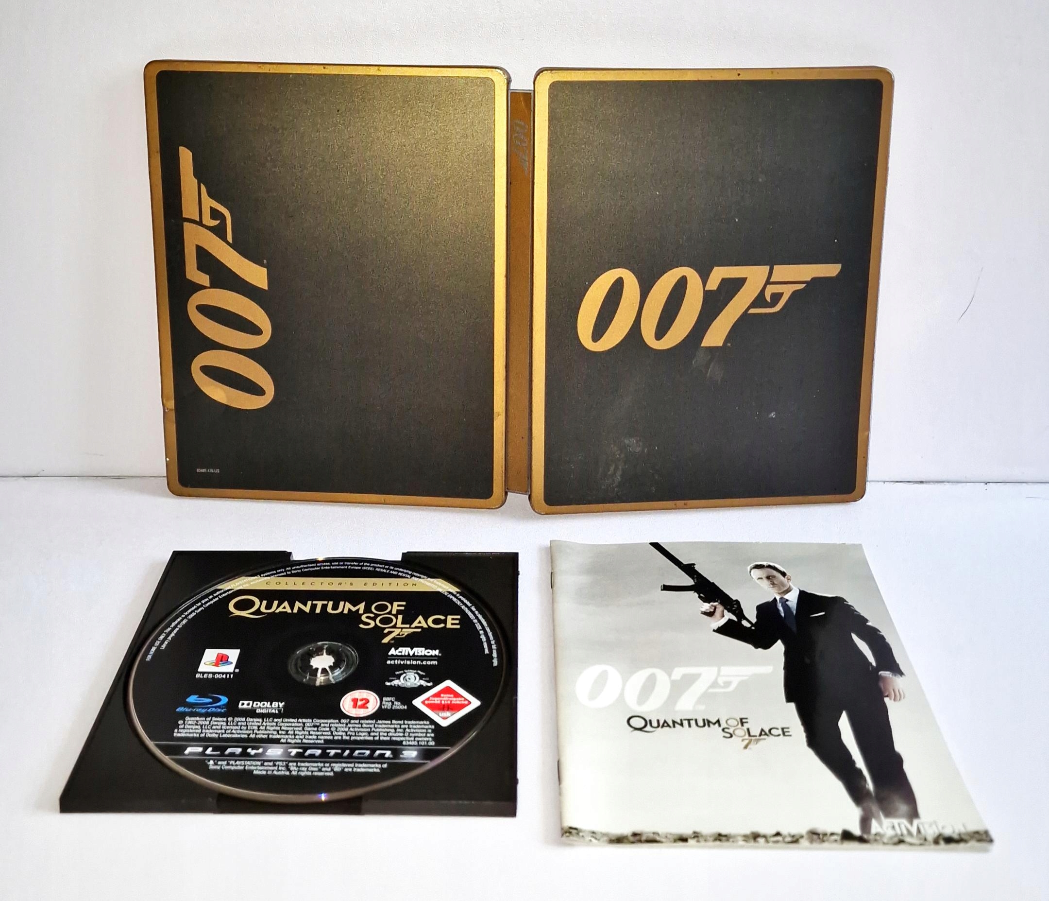 007 QUANTUM OF SOLACE STEELBOOK PS3 3XA ZADBANA PŁYTA -5