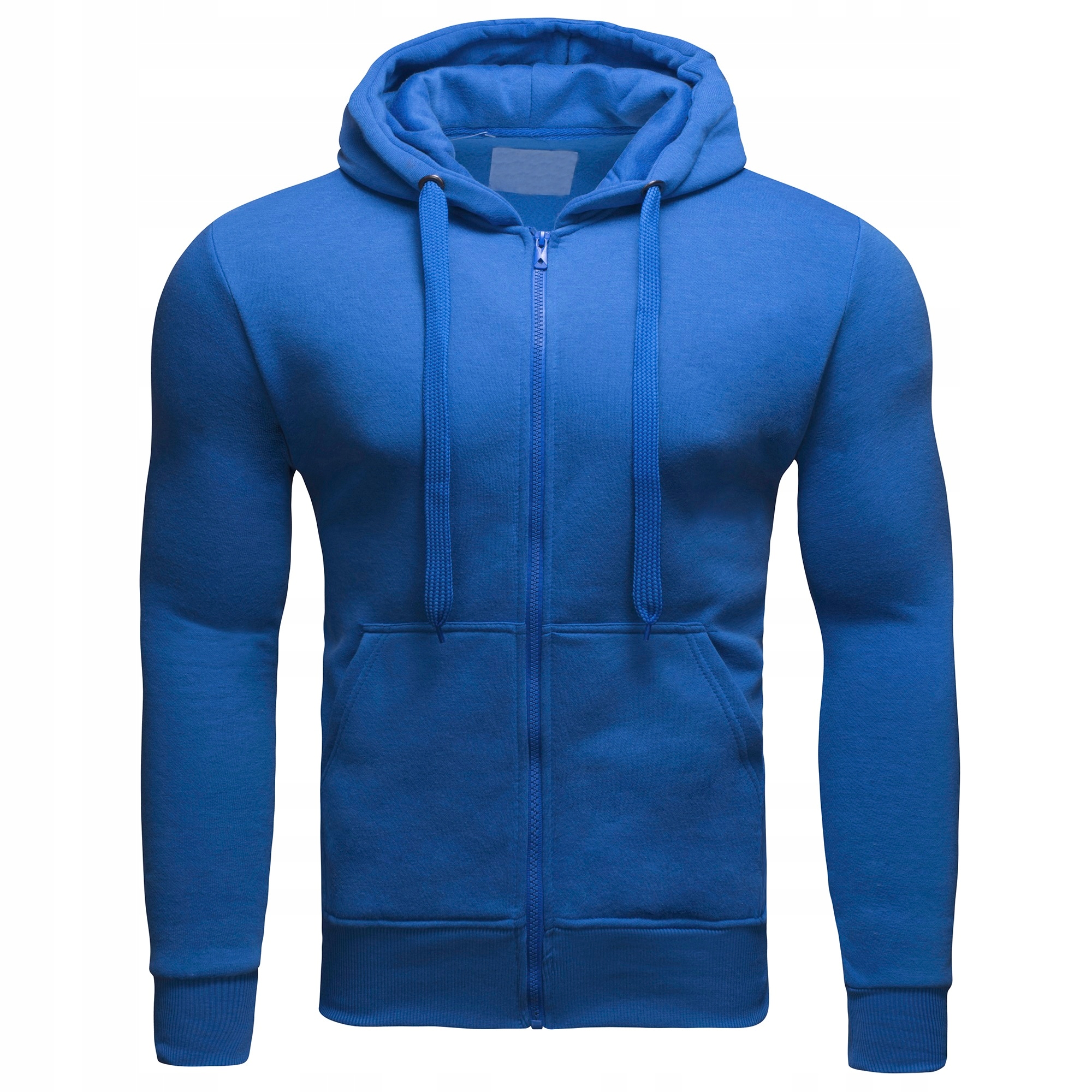 BL08 r. XL GŁADKA ROZPINANA BLUZA Z KAPTUREM Rozmiar XL