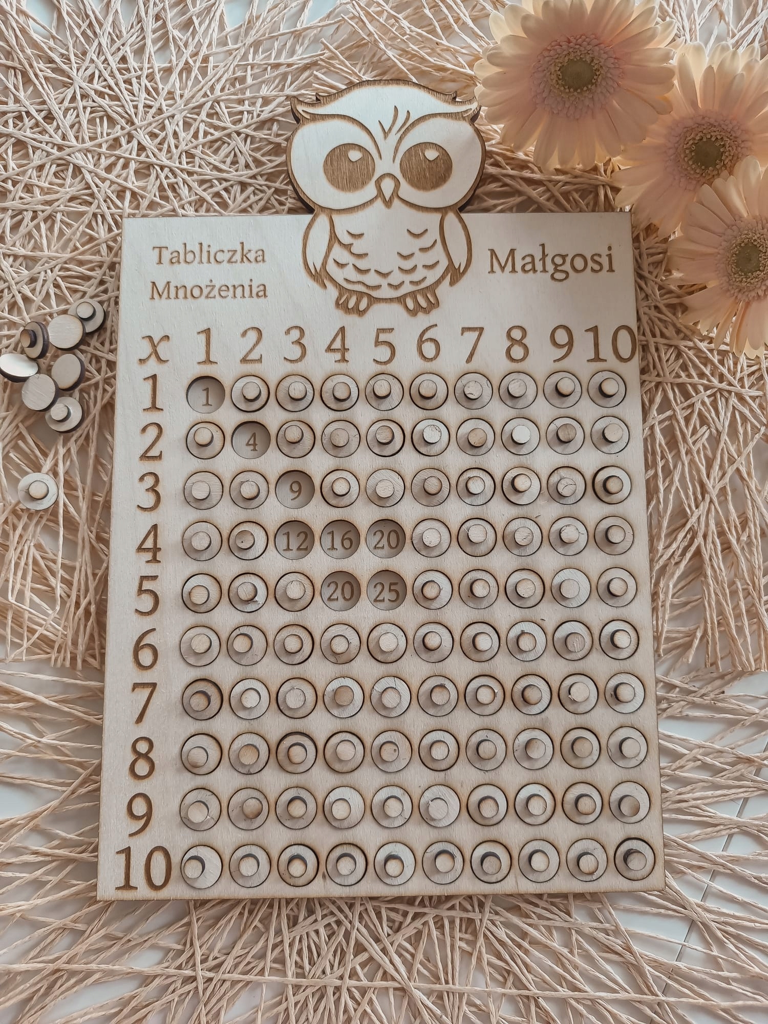 TABLICZKA MNOŻENIA PERSONALIZOWANA WYPRAWKA SZKOLNA