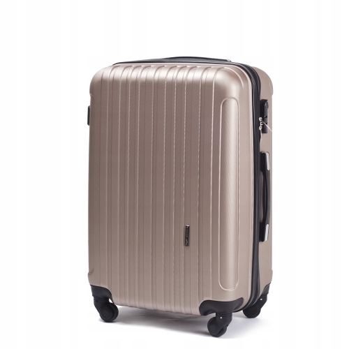 Wings Walizka flamingo twarda duża Abs 2011 97 l złota