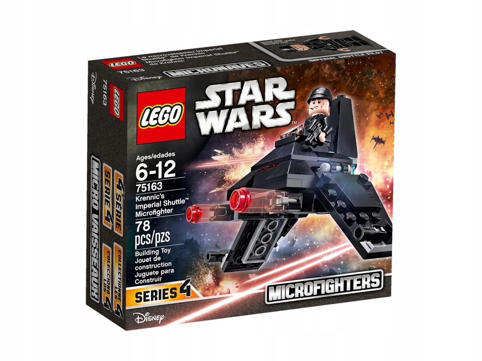 Lego Star Wars Imperialny wahadłowiec 75163 patrz zdjecia