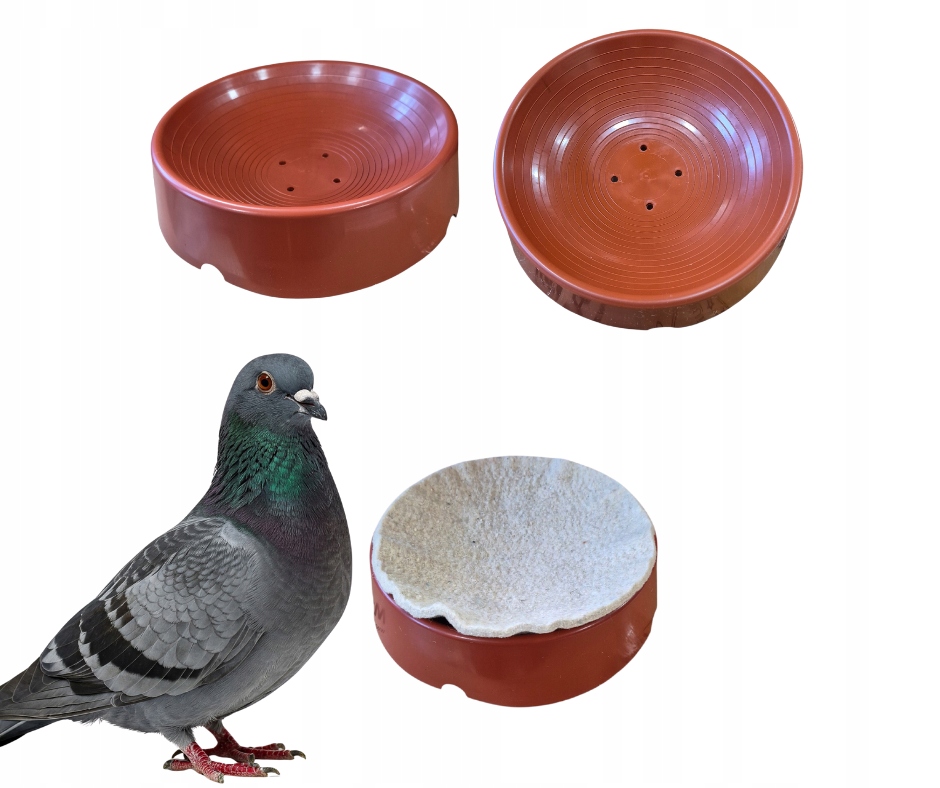 Plastová Hnízdící Miska Pro Holuby 23 CM Velká Těžká Sada 50 Kusů