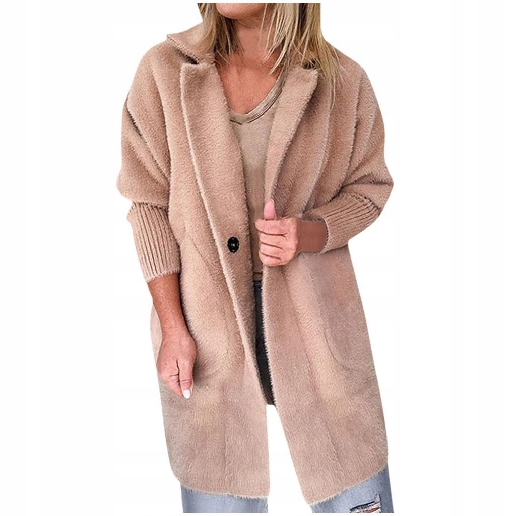 

Płaszcz Alpaka Długi Płaszczyk Wełna Kurtka U