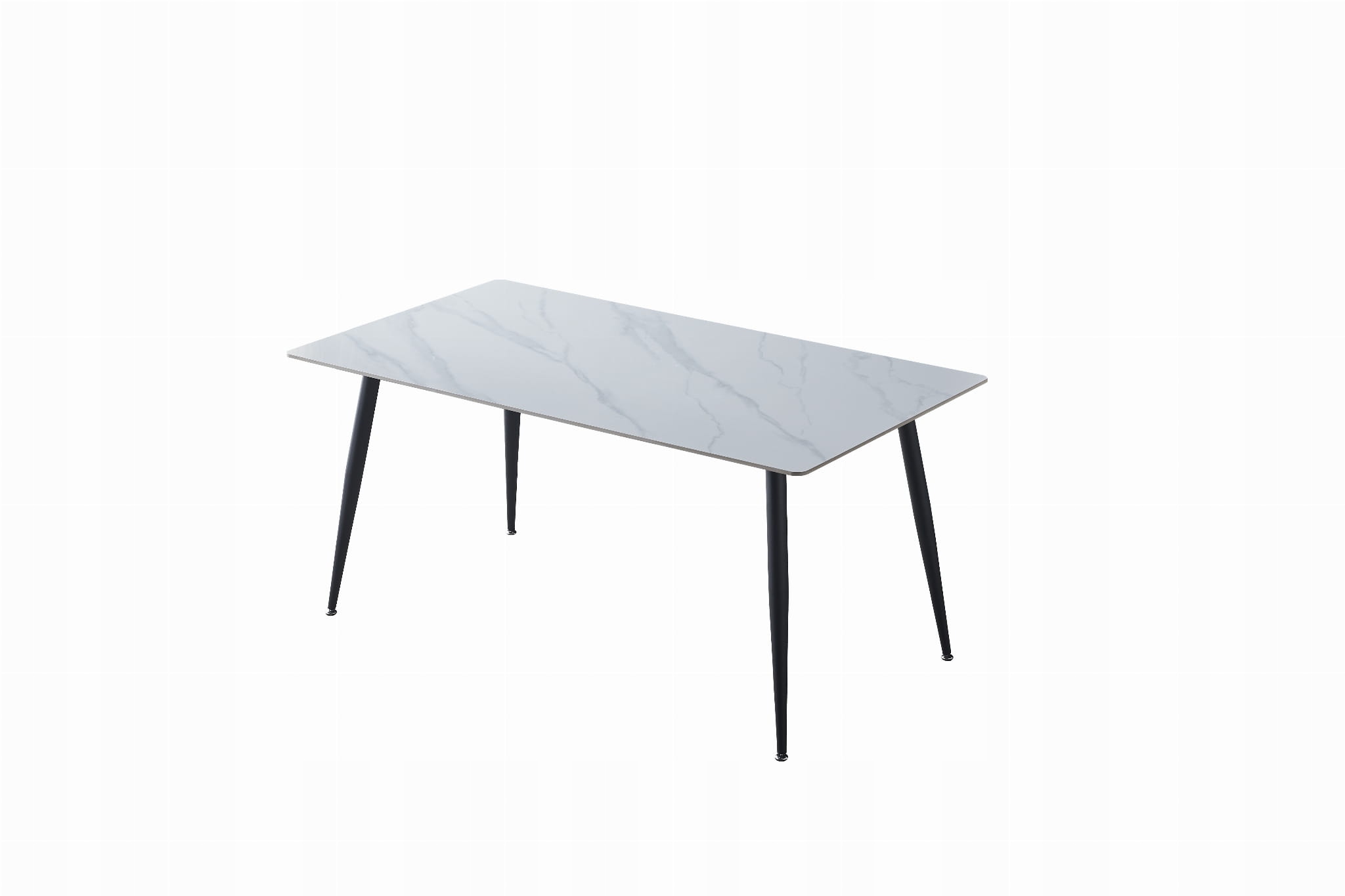 Stół ceramiczny efekt marmuru RION 130x70 biały Materiał blatu inny materiał