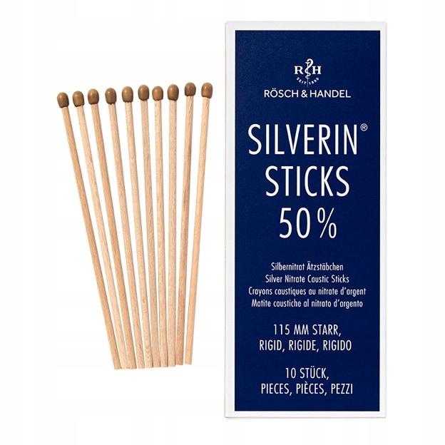

Patyczki Rösch & Handel silverin 50% 10szt