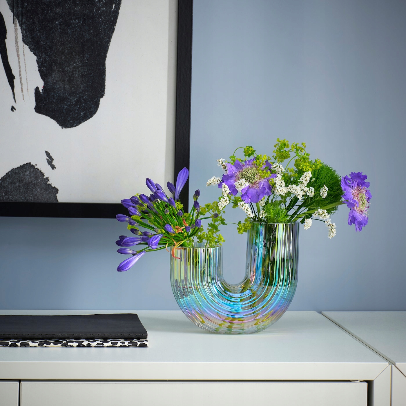 Váza Räffelbjörk perleťová 12 cm Elegantní dekorativní