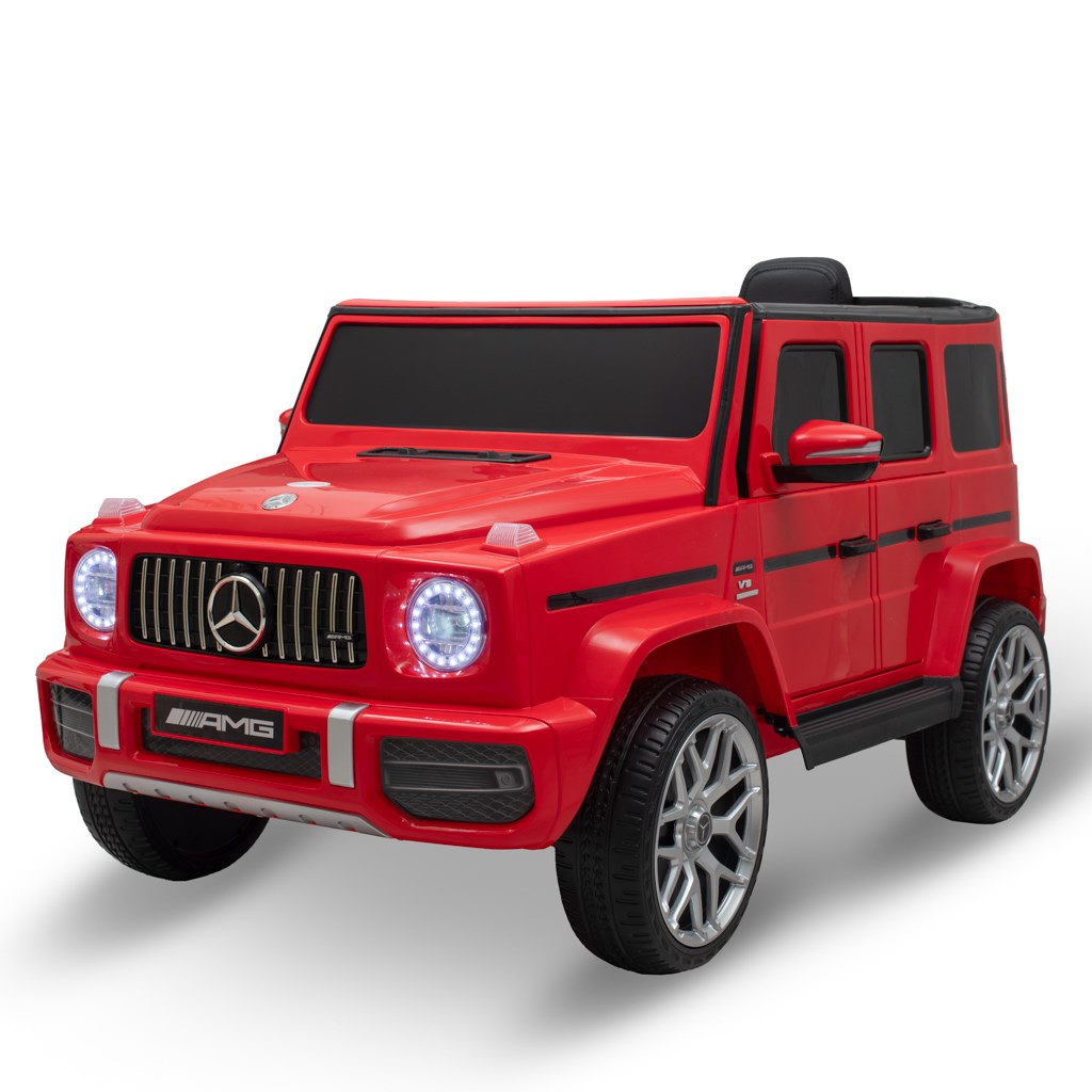 Baby Mix Pojazd autko na akumulator Mercedes Benz G63 Amg pilot Led Red
