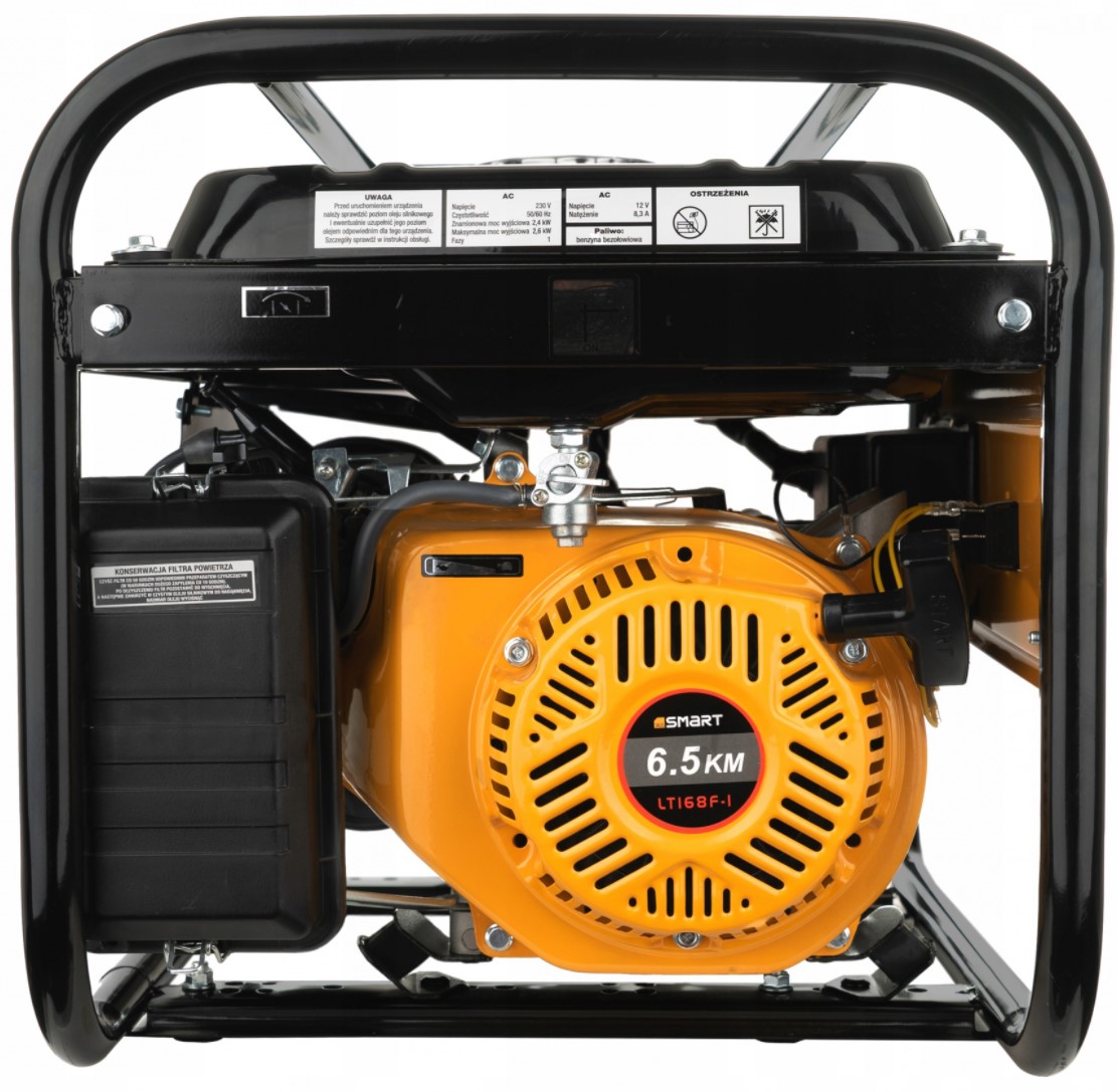 AGREGAT PRĄDOTWÓRCZY 2800W SMART 2 GNIAZDA MIEDŹ Maksymalna moc 2500 W