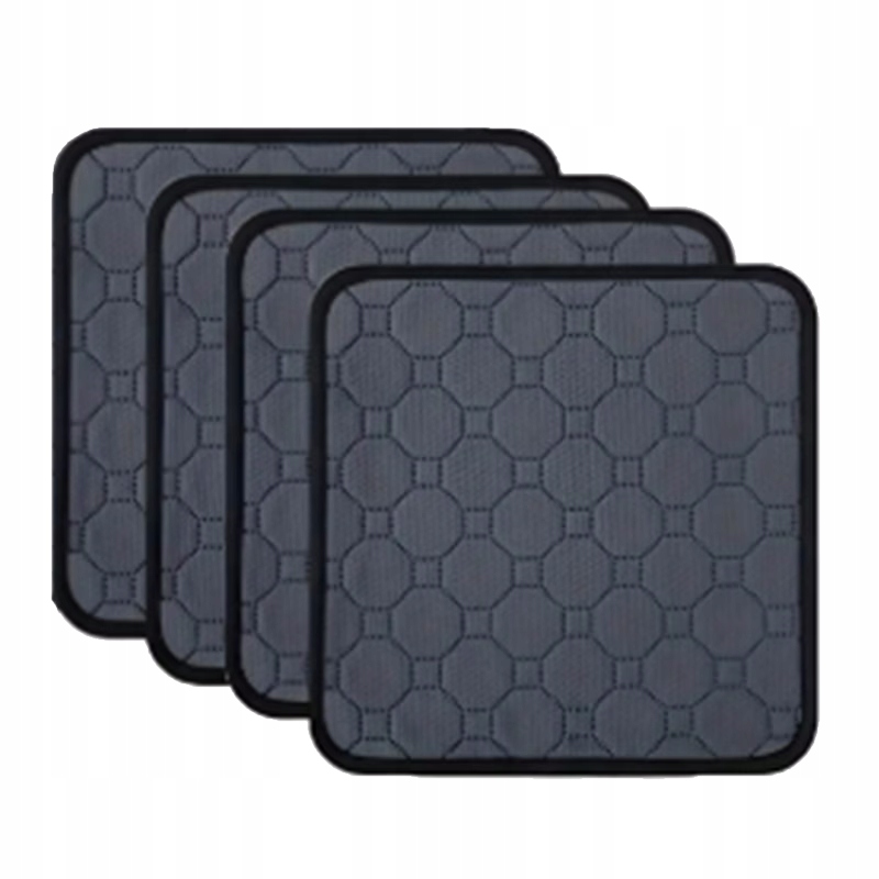 Absorpční podložky do klece pro opakované použití, šedé, 4 ks