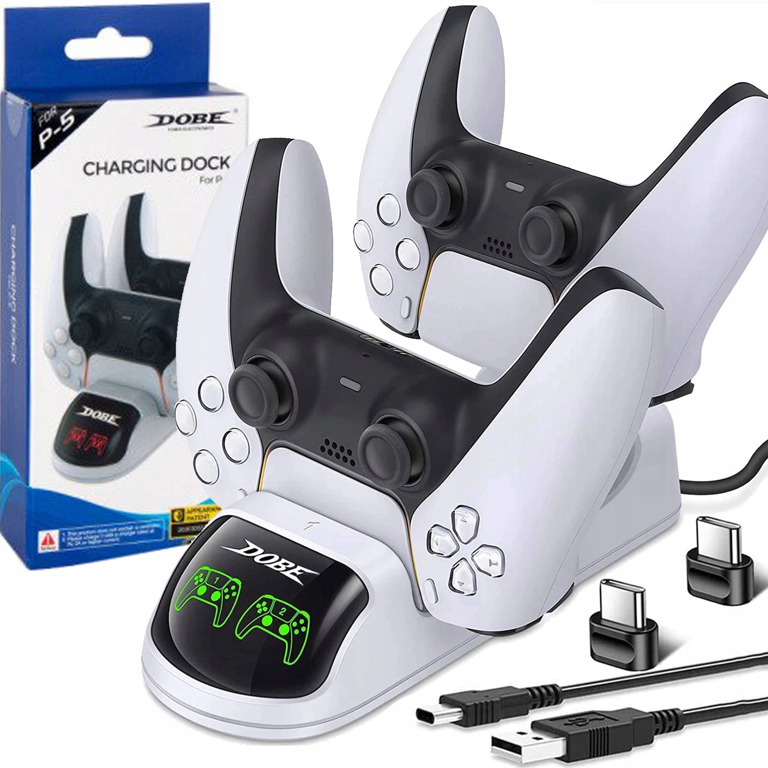 

Ładowarka Stacja Dokująca Ładująca Do 2x Pad PS5 3