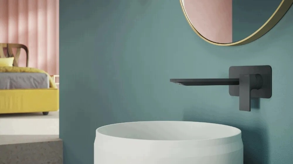 Bateria umywalkowa wysoka Nobili Seven – Czarny Mat