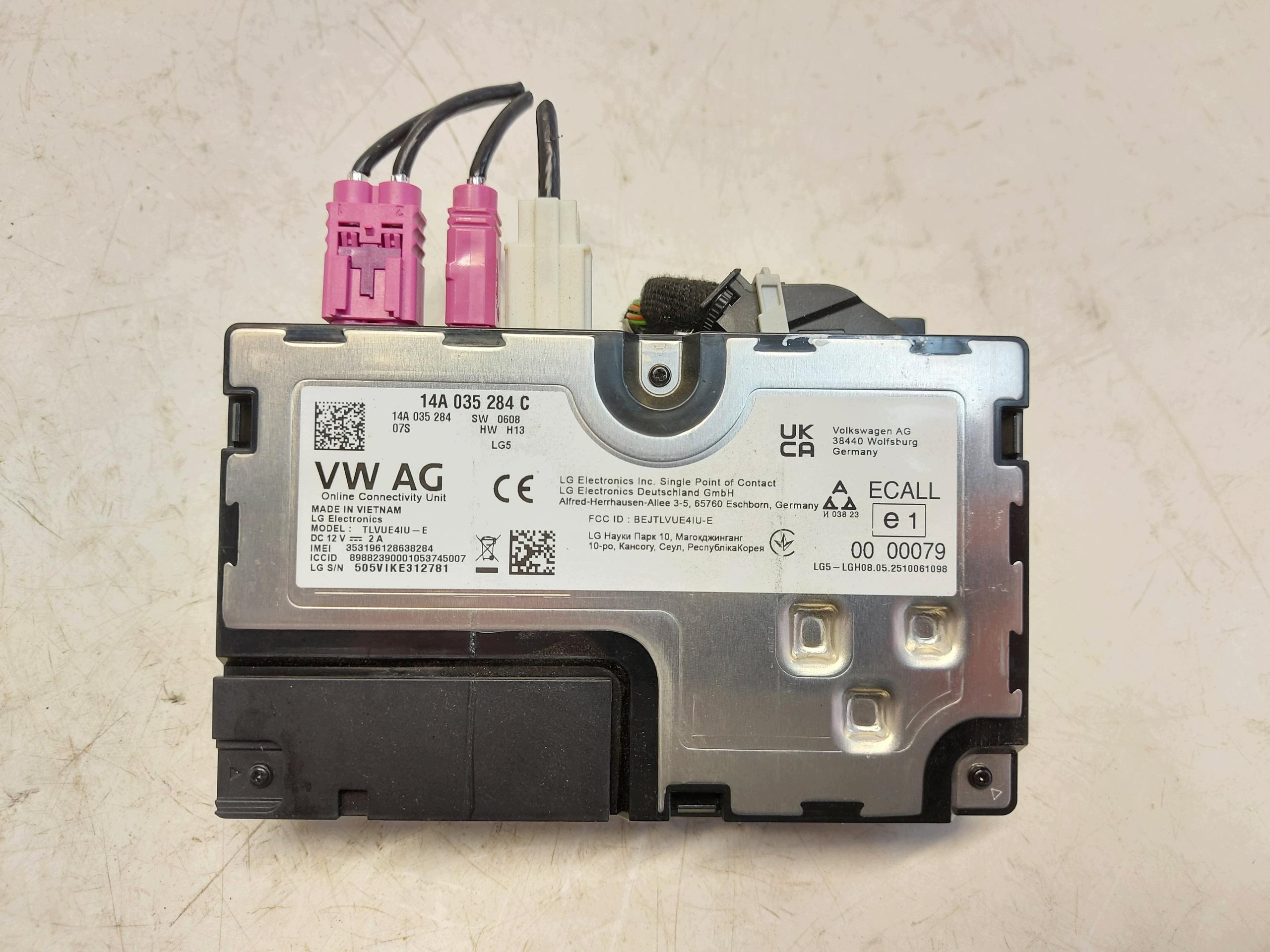 VW ID5 GTX 11E module control unit 14A035284C