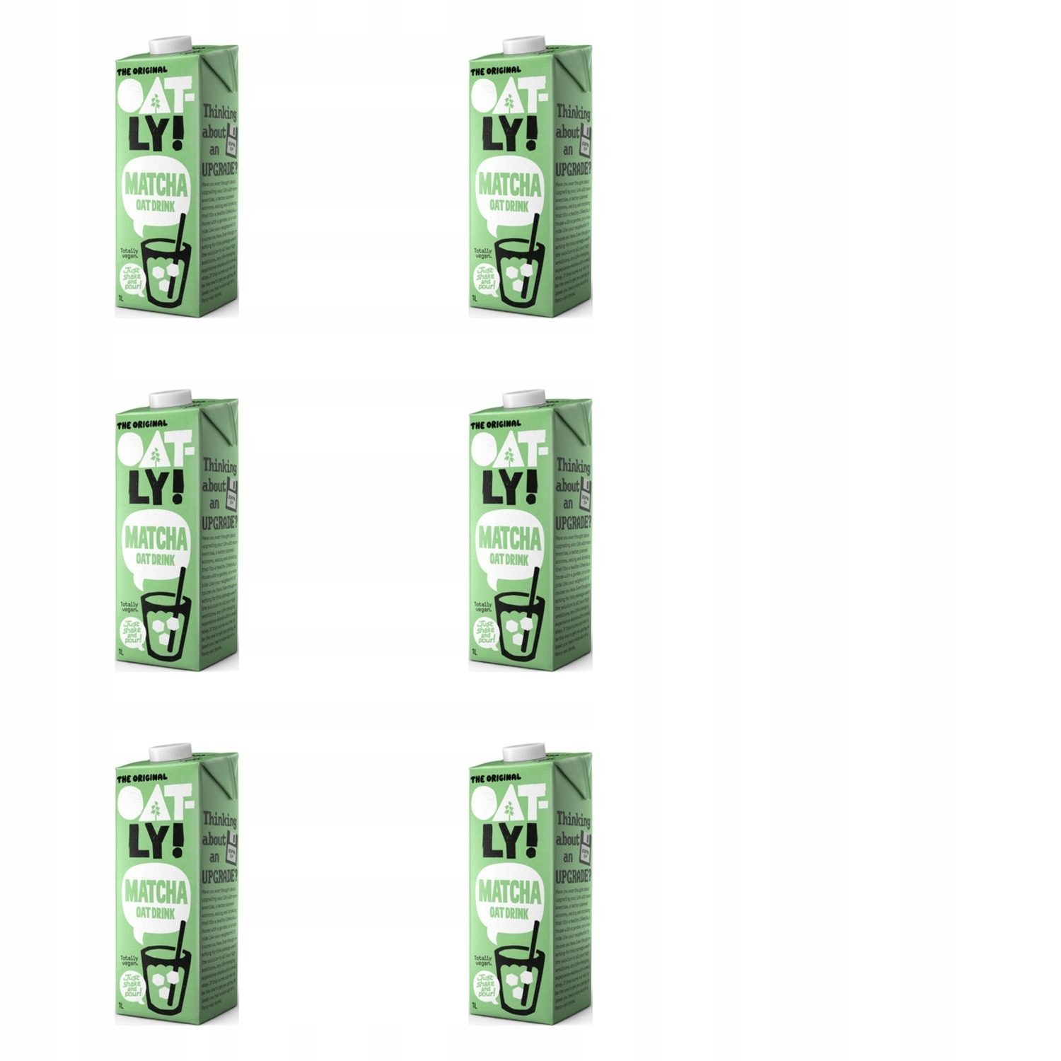 6x 1l Oatly Napój owsiany matcha Zgrzewka