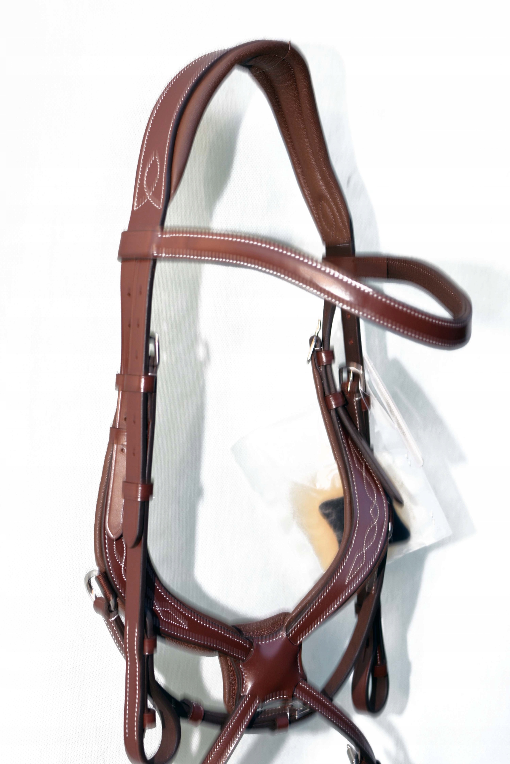 Ogłowie Meksykańskie Anatomiczne Profilowane Roz. Cob- Brąz