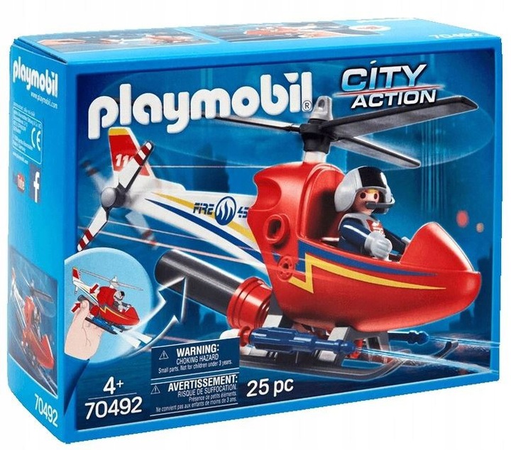 

Playmobil City Action Helikopter Strażacki 70492