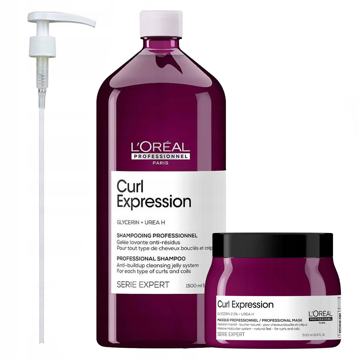 Loreal Curl Expression Sada pro kudrnaté vlasy šampon 1500 maska 500